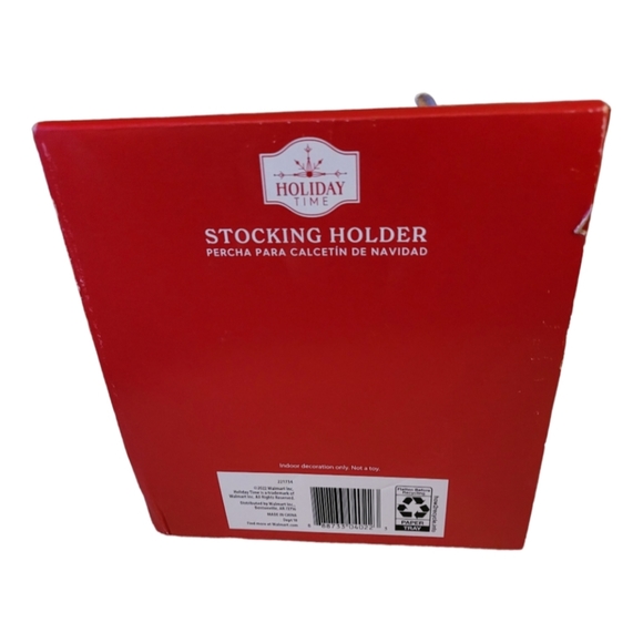 Holiday Time Little Red Truck Gnome Christmas Stocking Holder New in Box - Picture 2 of 2